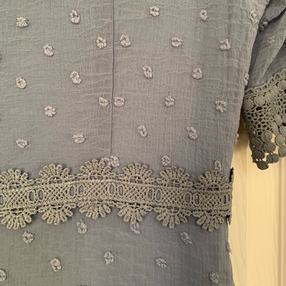 Bohme Blue Swiss Dot Dress - Picture 3 of 8